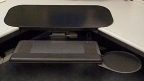 Ergonomic keyboard tray